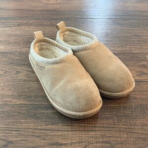 Koolaburra Kids Slip-On Mules - Tan/Cream